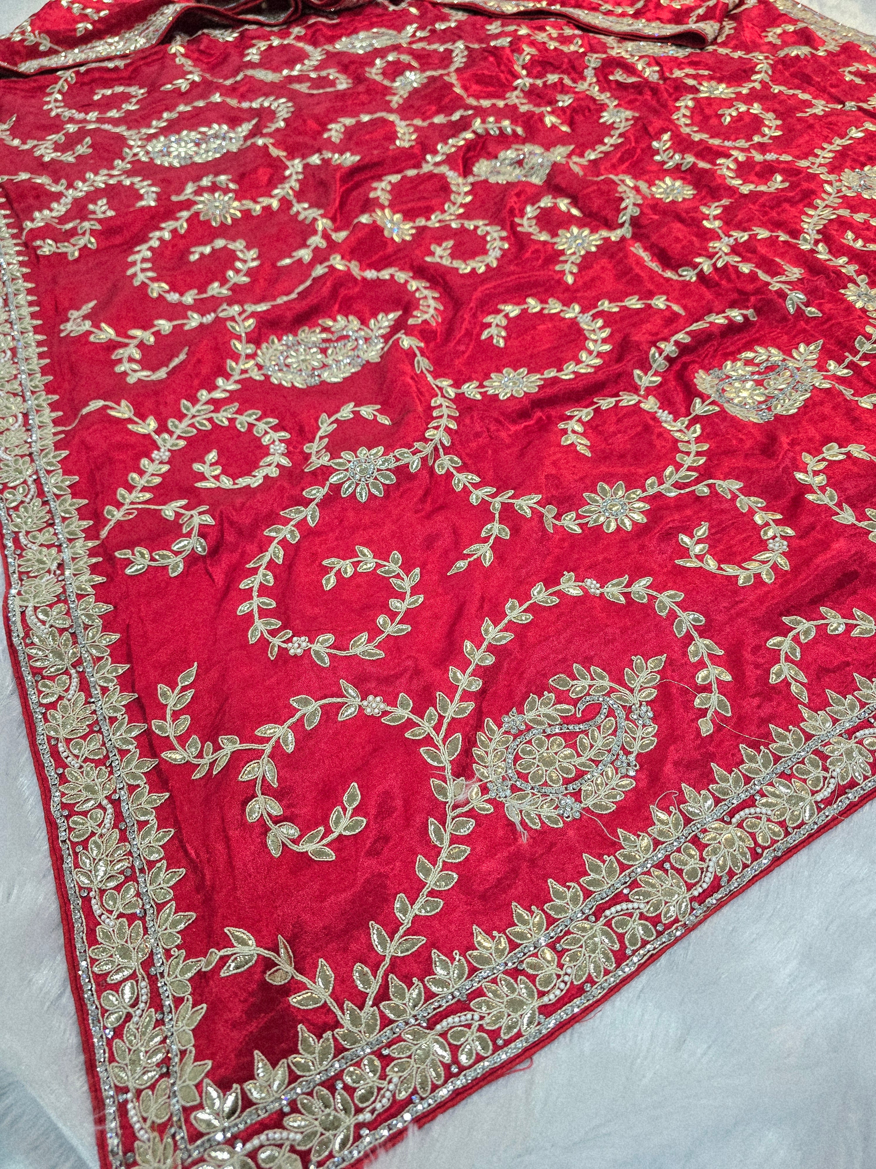 Gota patti saree